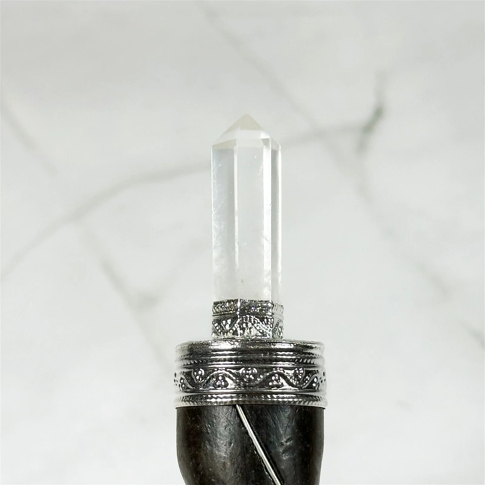 Baguette en bois & Cristal de Roche - Image 4