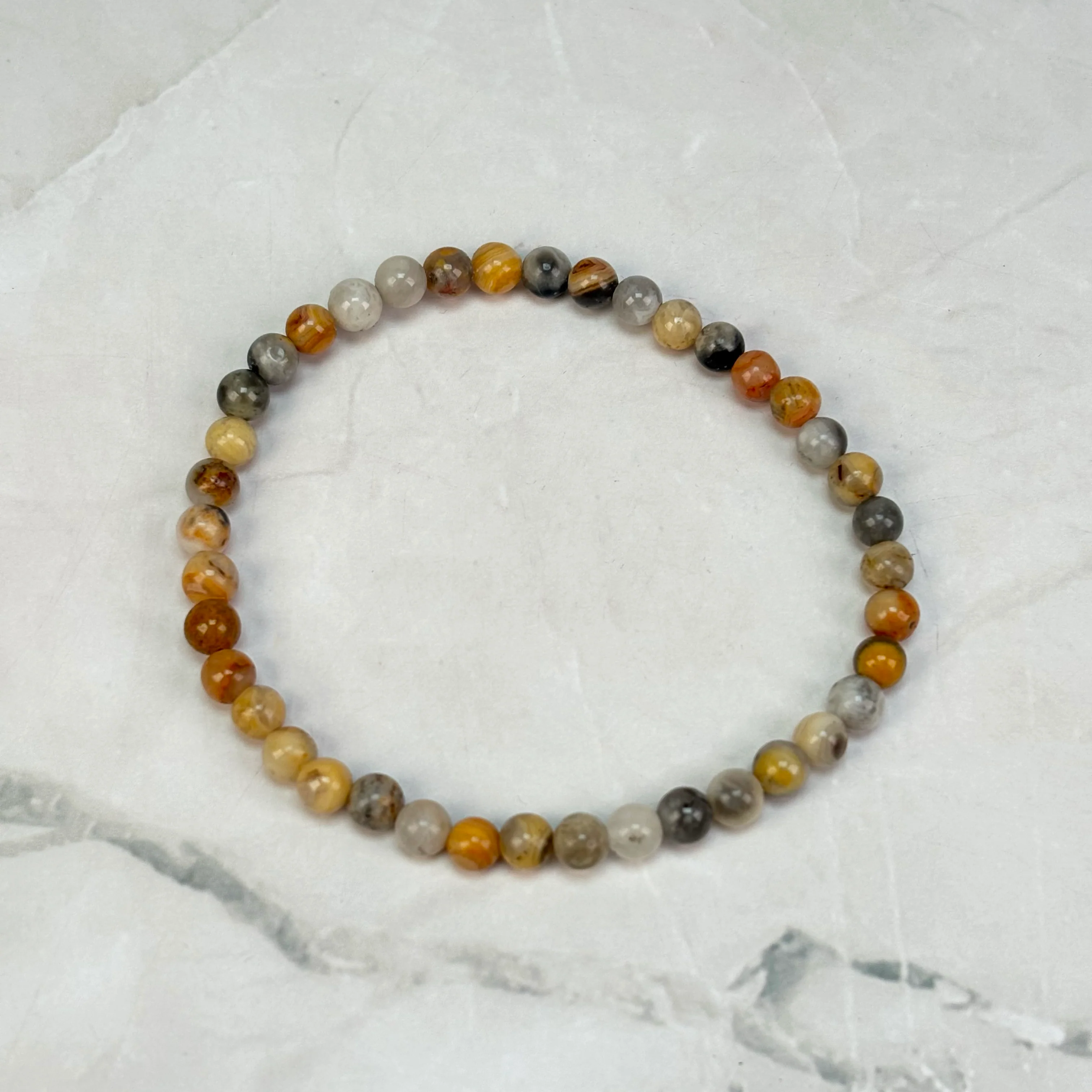 Bracelet Agate Crazy Lace (4mm) - Image 3