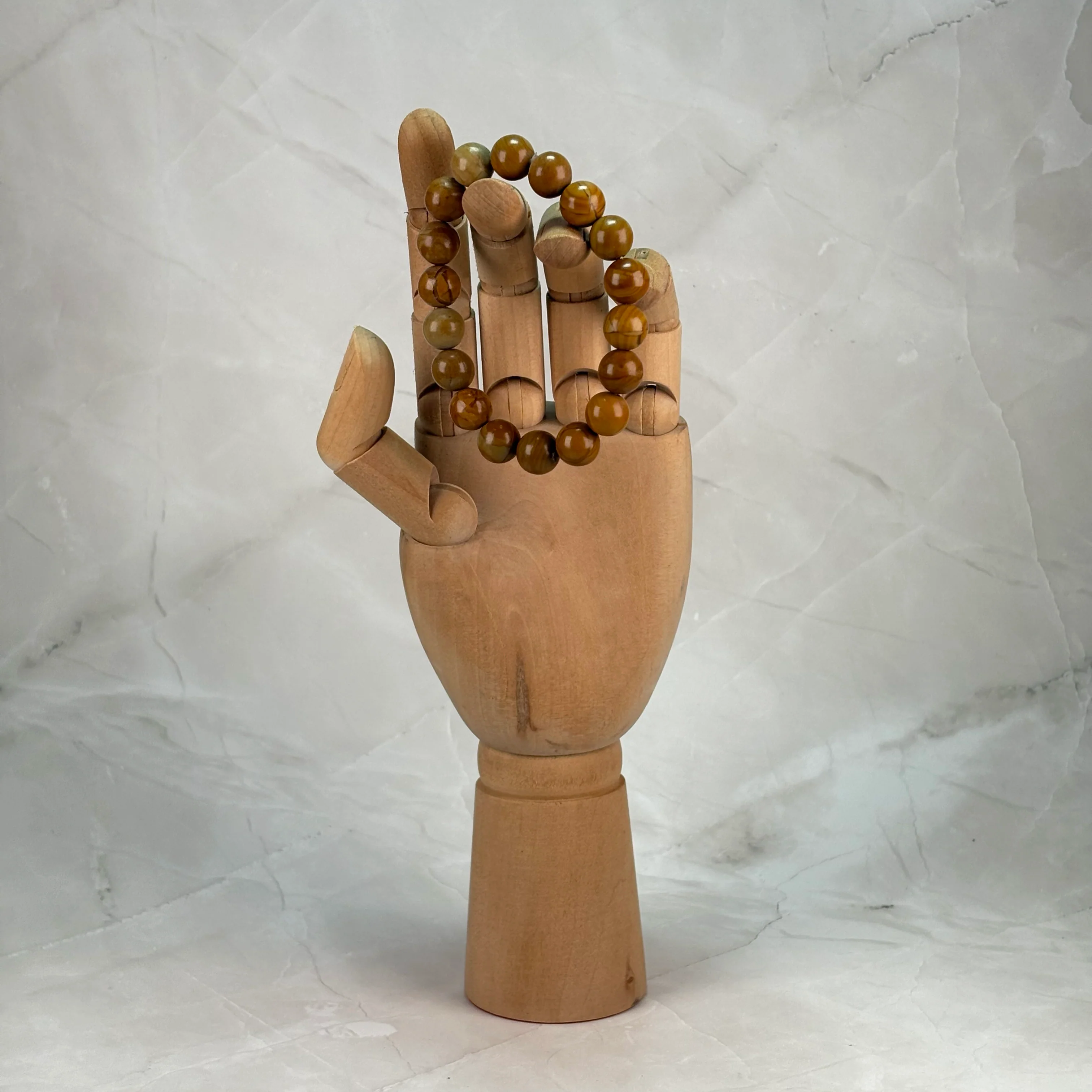Bracelet Bois Fossilisé (10mm) - Image 4