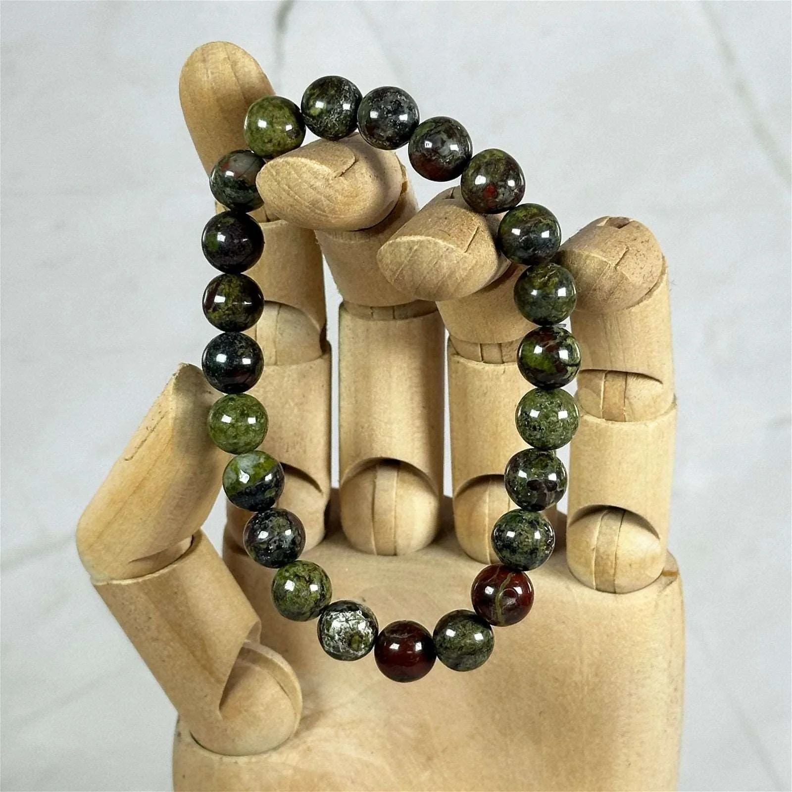 Bracelet Jaspe Sang de Dragon (8mm)