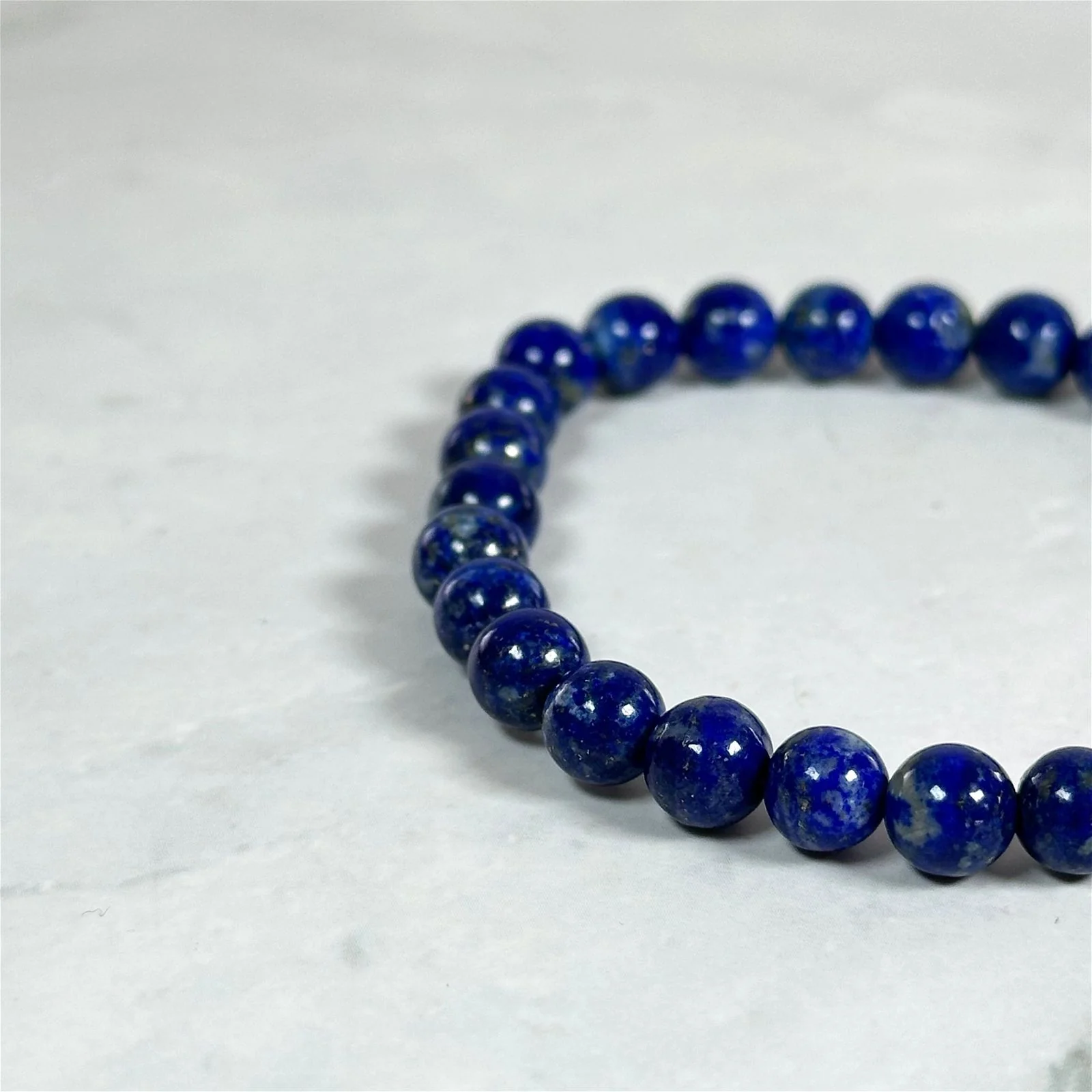 Bracelet Lapis Lazuli (6mm) - Image 2