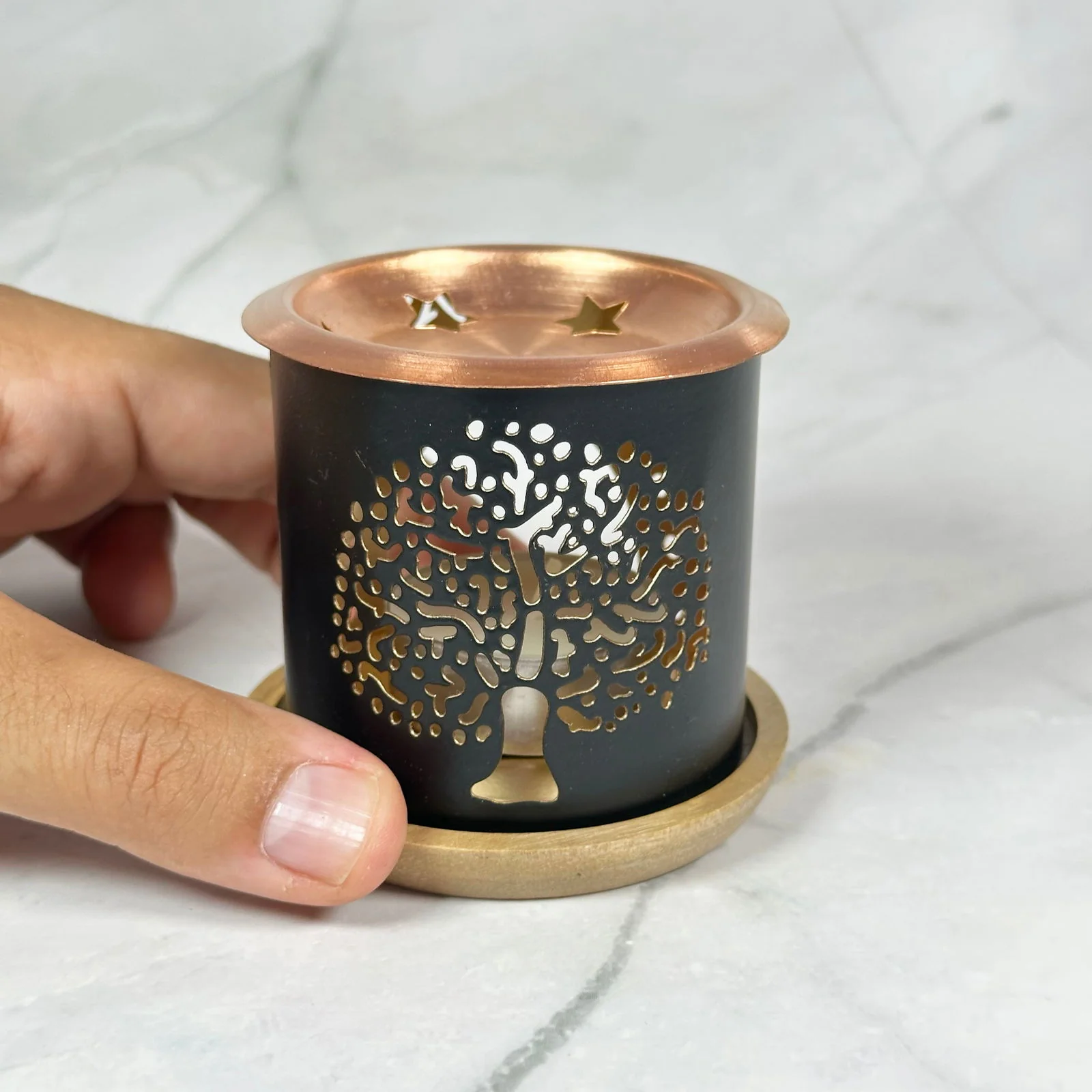 Brûleur d'encens Arbre de vie pour briques Aromafume - Image 2