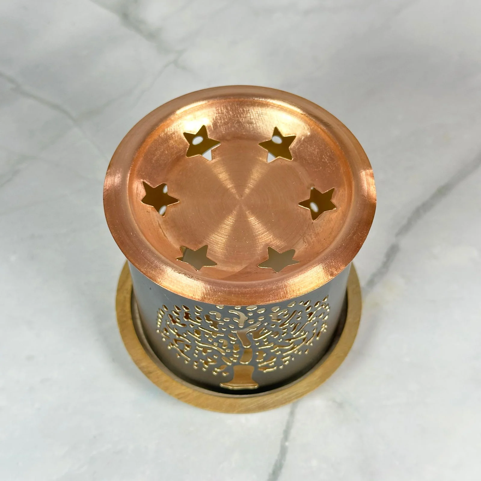 Brûleur d'encens Arbre de vie pour briques Aromafume - Image 3
