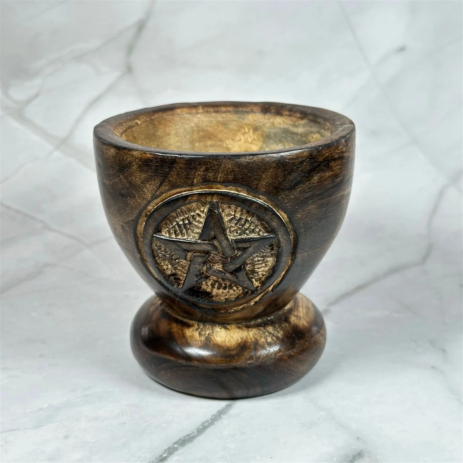 Mortier en bois Pentacle - Image 5