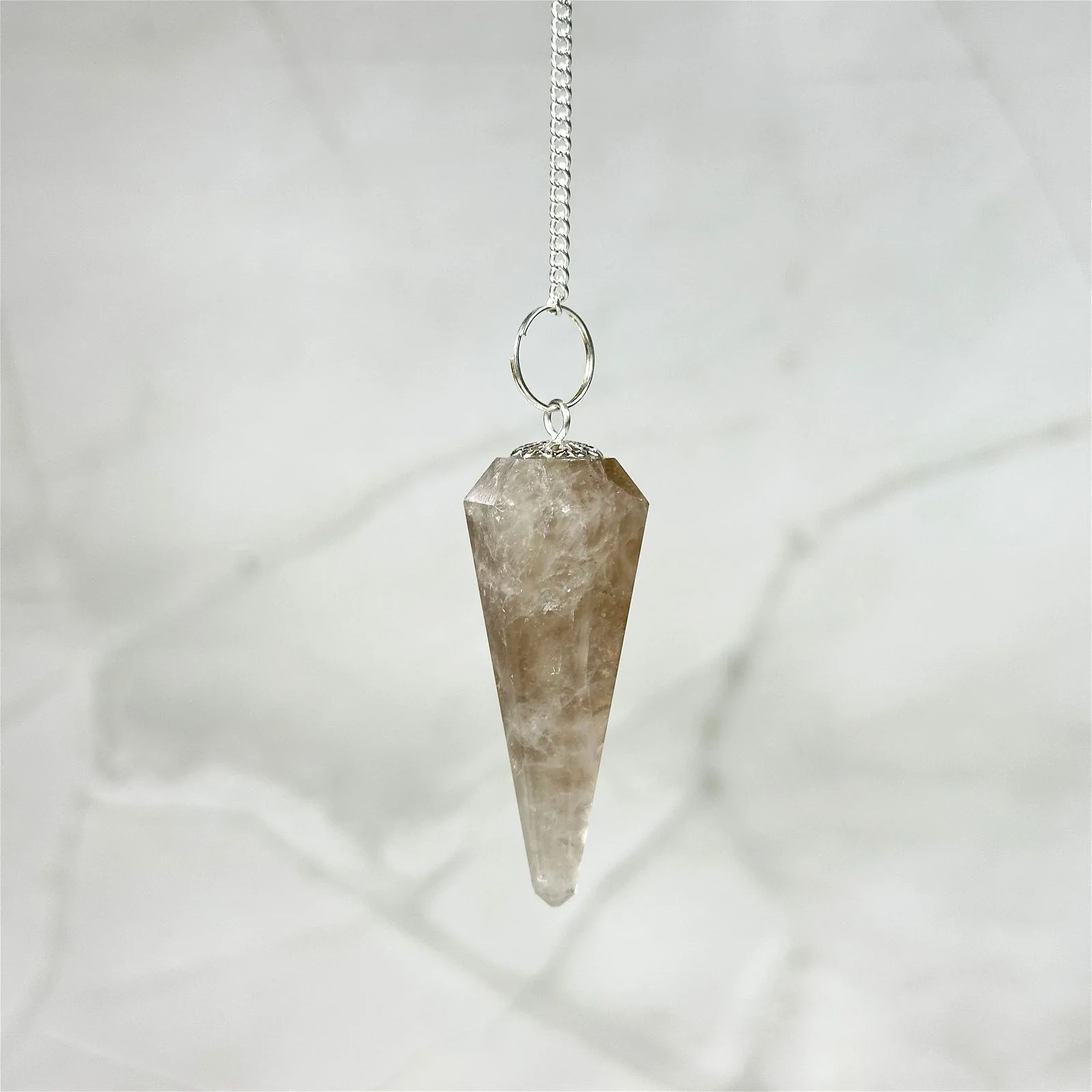 Pendule 6 faces en Quartz Fumé - Image 2