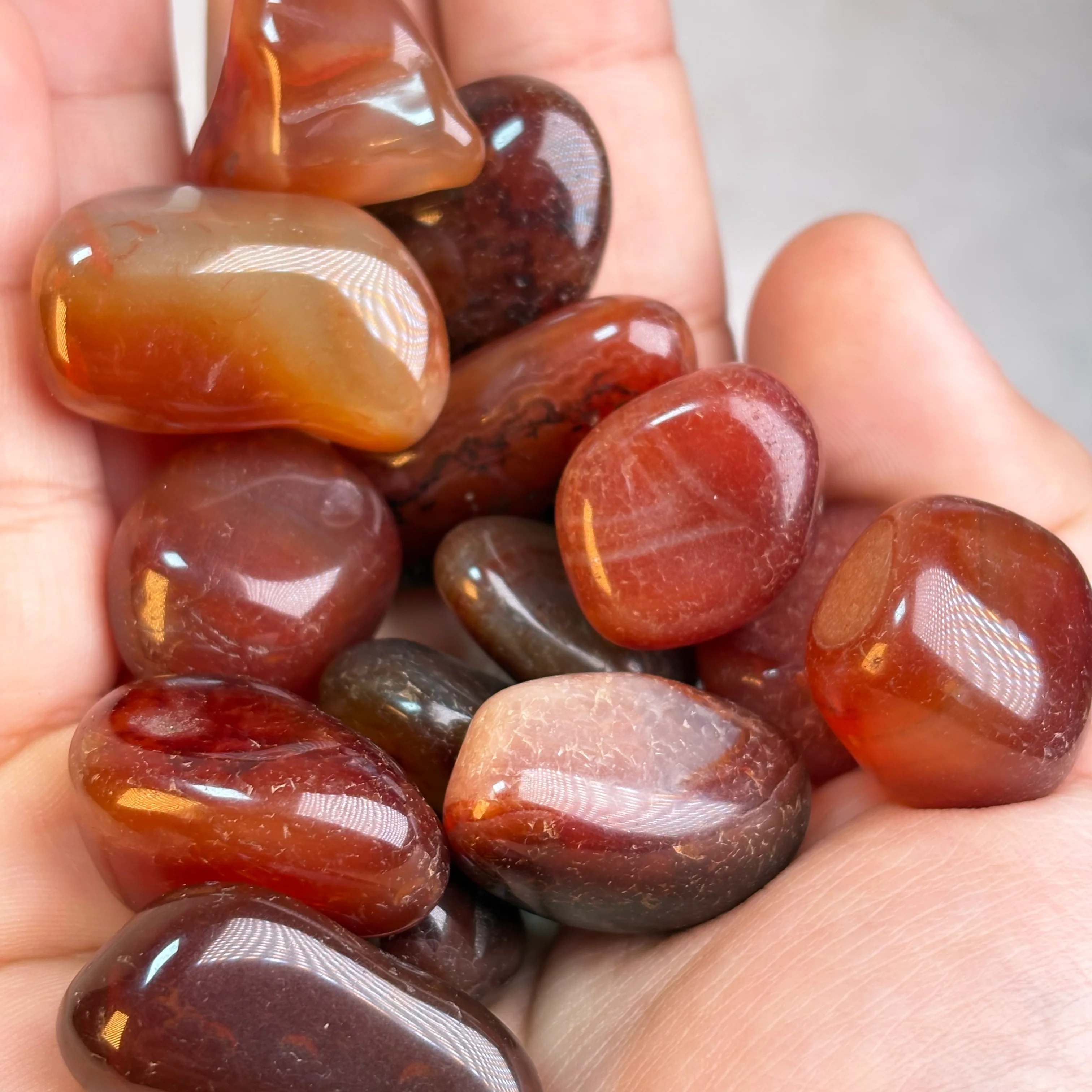 Pierre roulée Agate Rouge - Image 4