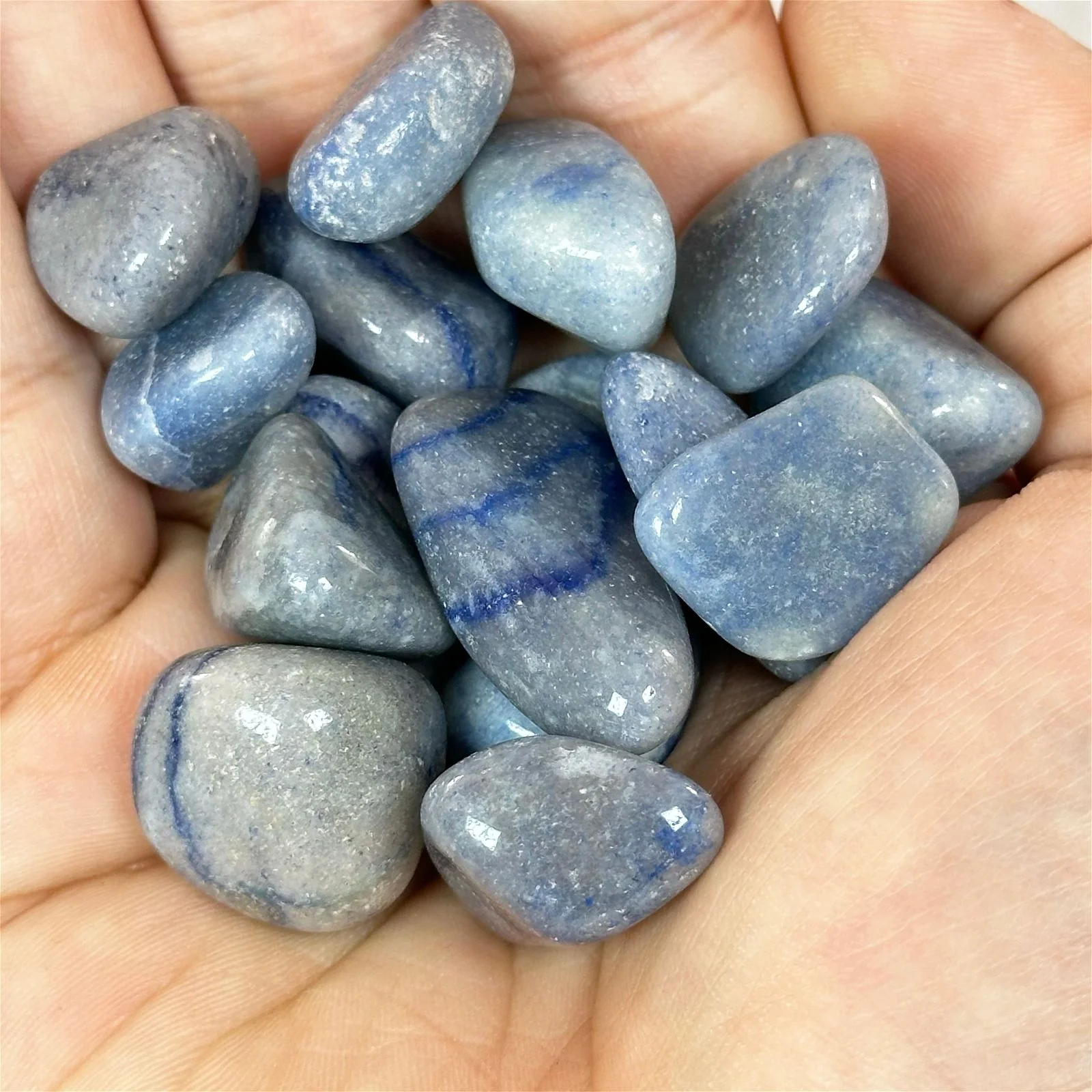 Pierre roulée Quartz Lazuli - Image 4