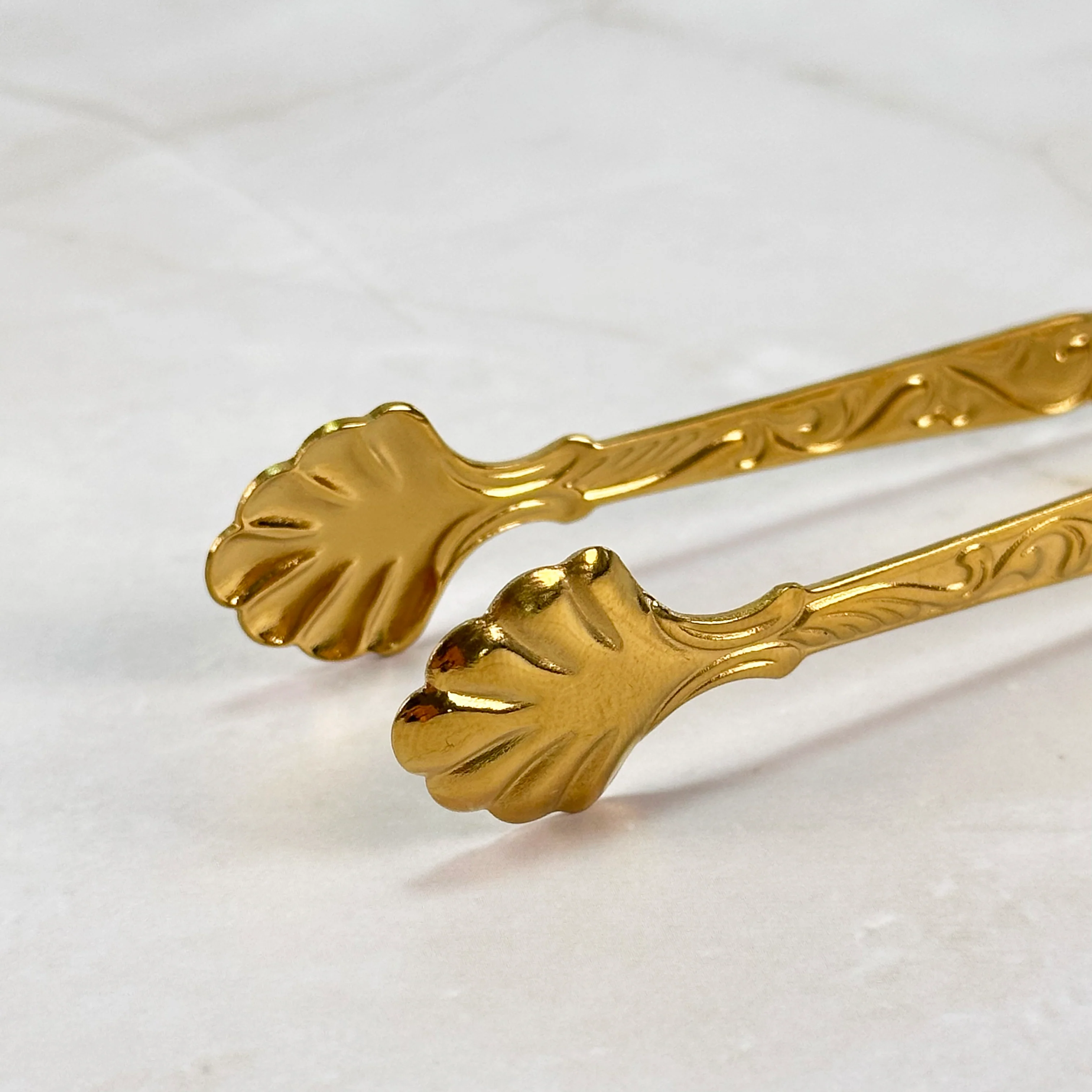 Pince à charbon ardent Art Nouveau - Image 6