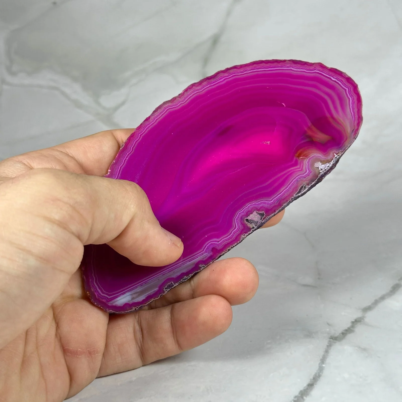 Tranche d'Agate rose - Image 3
